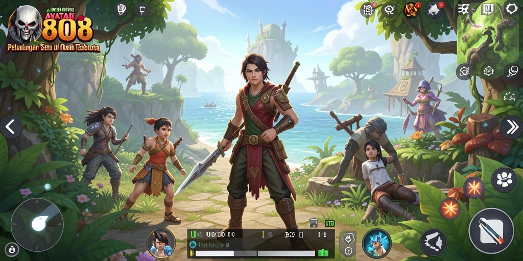 Tampilkan gameplay penuh aksi di dunia terbuka AVATAR808.