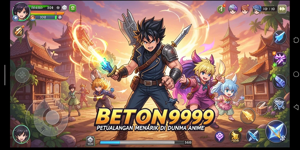 Gameplay BETON999 yang penuh warna dan menarik dalam dunia Anime.