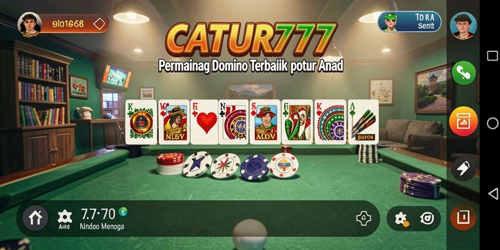 Tampilan gameplay seru dan interaktif di CATUR777.