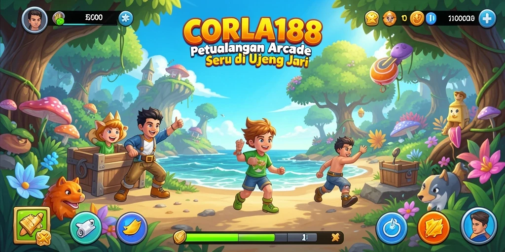 Tampilan gameplay seru dari CORLA188 dengan tantangan menarik.