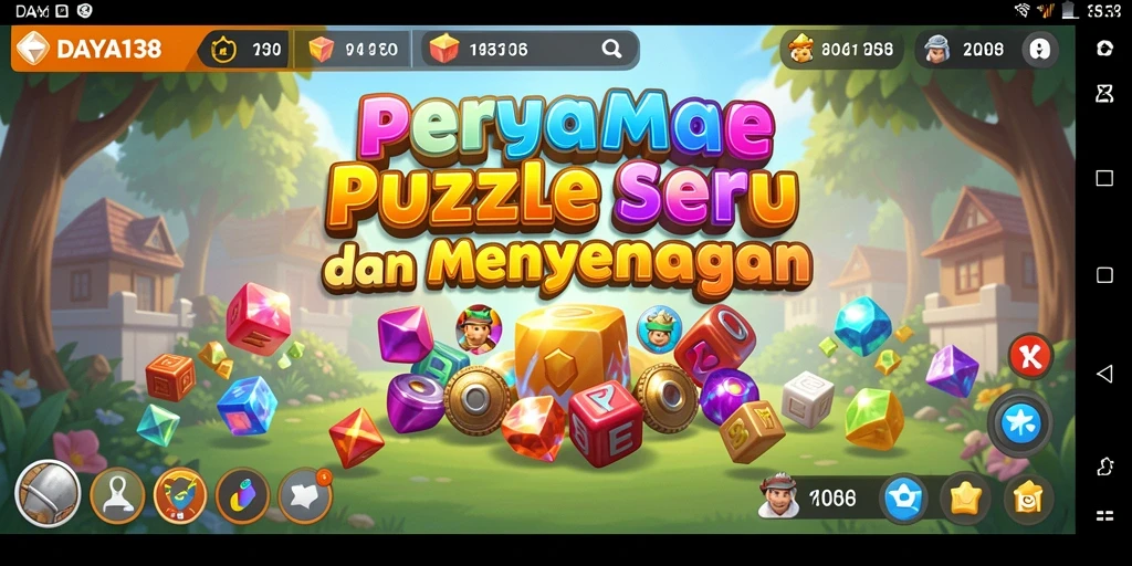 Tampilan gameplay menantang dalam DAYA138 yang penuh warna.