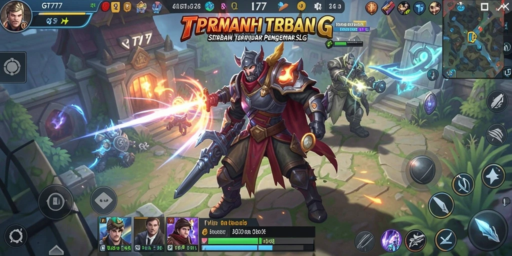 Screenshot gameplay GT777 yang menunjukkan aksi strategi yang mendebarkan.