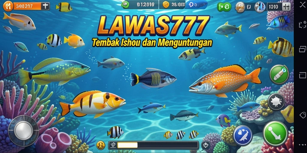 Screenshot saat menembak ikan dalam LAWAS777.