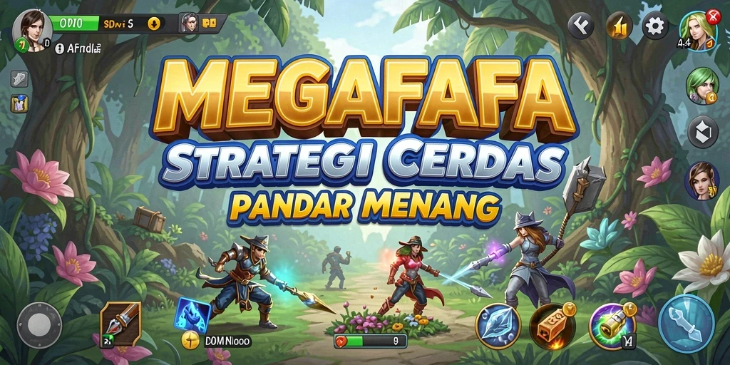 Tampilan gameplay MEGAFAFA yang menarik dan strategis.