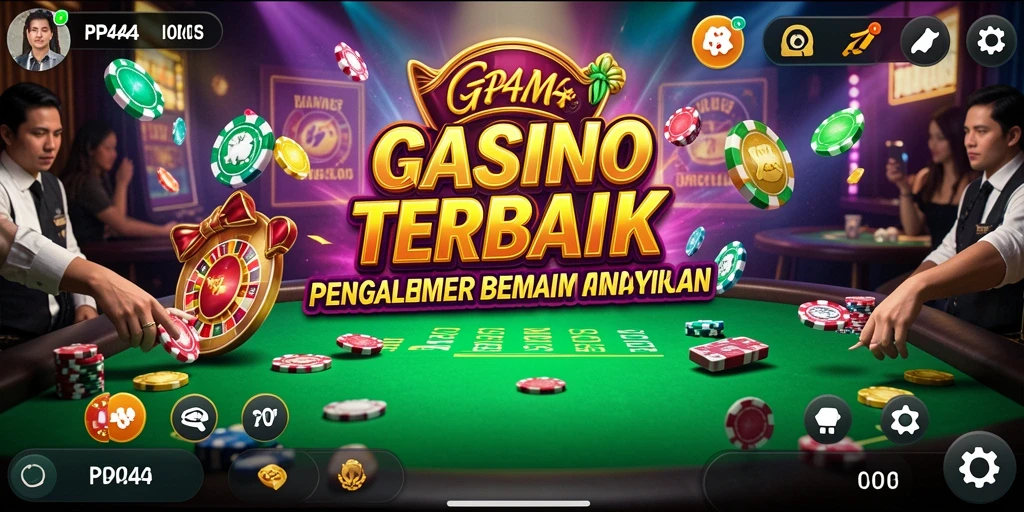 Tampilan gameplay menarik dari PP444 dengan berbagai pilihan permainan Kasino.