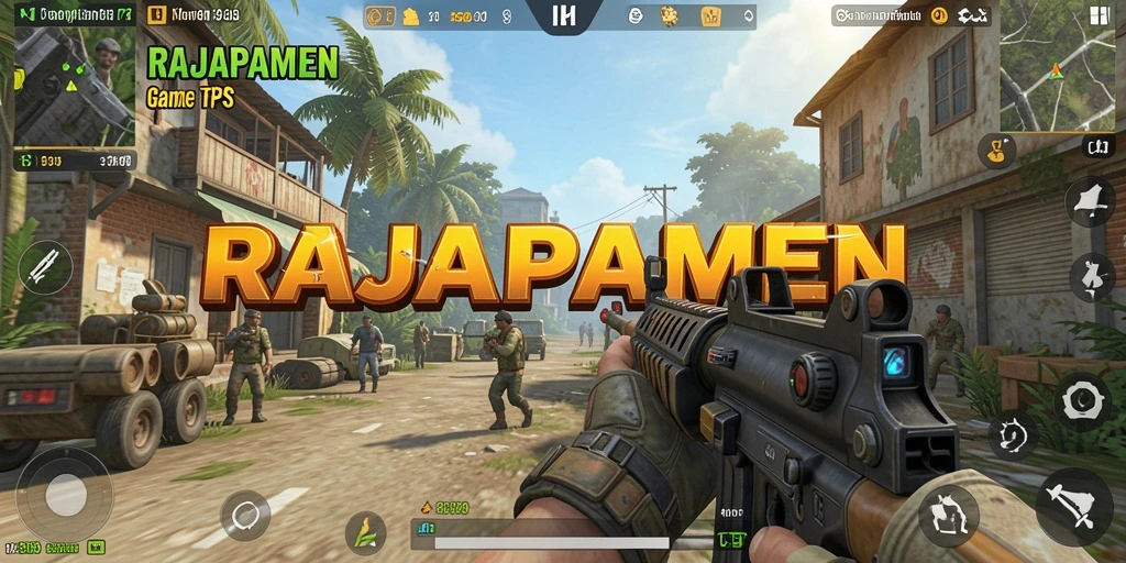 Gameplay seru dengan pertempuran TPS di RAJAPAMEN.
