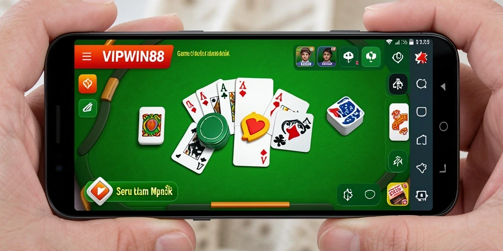 Screenshot gameplay Gaple dari VIPWIN88 yang penuh aksi dan strategi.